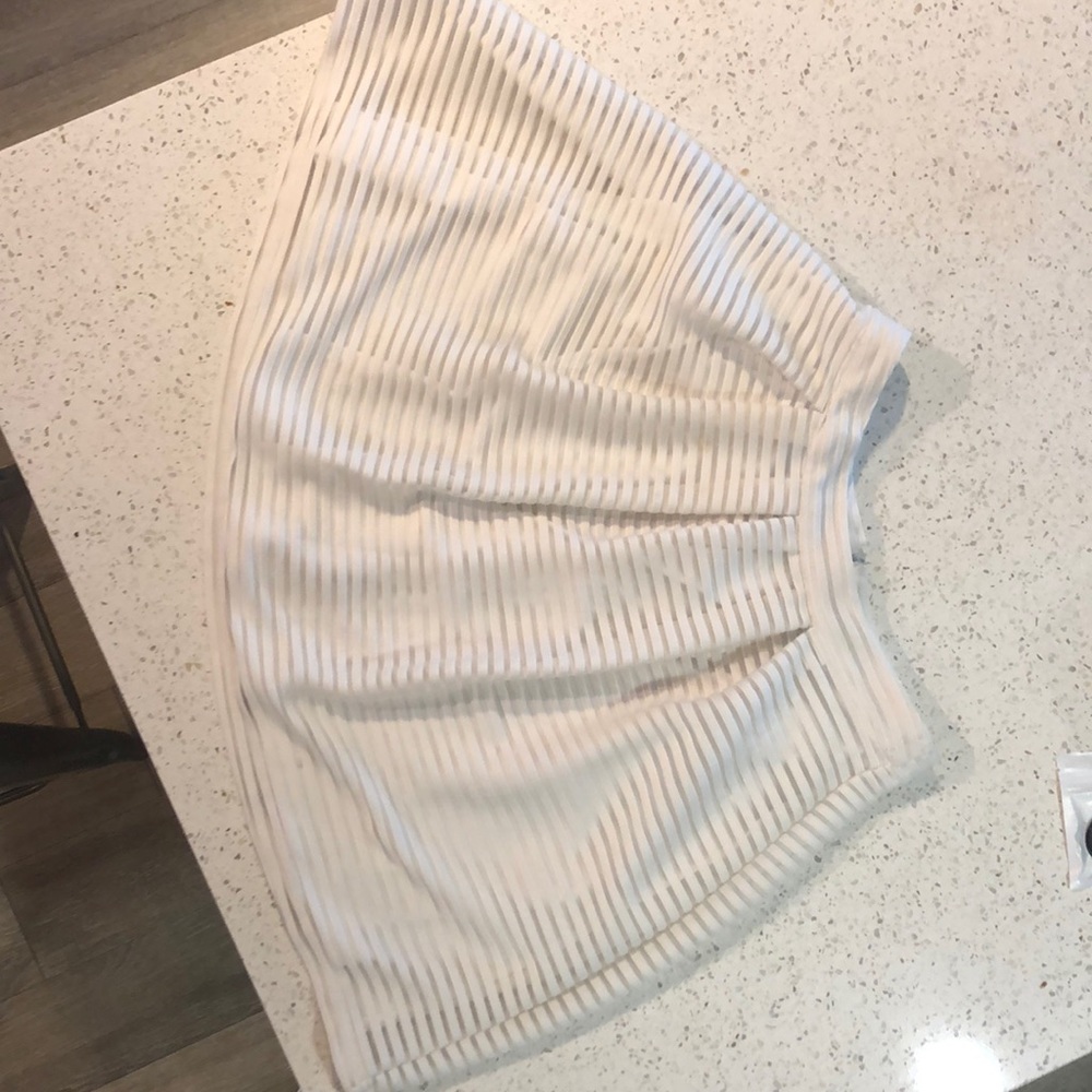 White High-Waisted Skirt